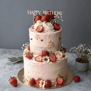 Premium Birthday Cake – Chocolate Raspberry